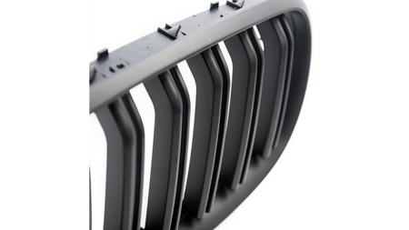 Grill sportowy podwójne żeberka Matt Black BMW X6 E71 E72 X5 E70 2007-2013