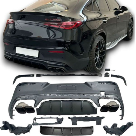 DYFUZOR MERCEDES C254 GLC COUPE 2X2 BLACK
