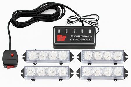Stroboskopy ostrzegawcze lampy ostrzegawcze pomarańczowe 4szt 