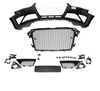 ZDERZAK AUDI A4 B8 11-15 LOOK RS4 PDC / SRA BLACK