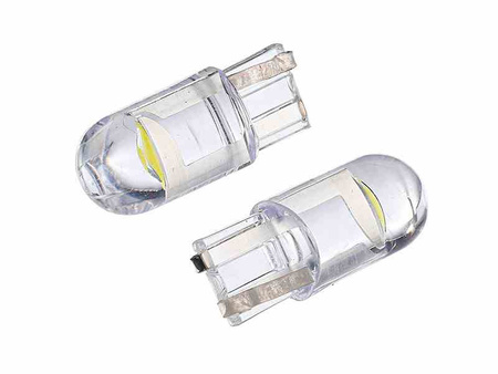 Żarówka VISION W5W (T10) 12V 1x F10 LED, całoszklana, biała, 2 szt.