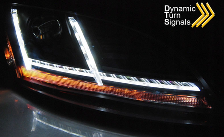 Lampy Audi Tt 10-14 8j Black Led Xenon Drl Afs