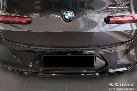 Nakładka na zderzak tylny do BMW X4 G02/F98 M Competition (Czarna)