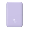 Powerbank magnetyczny Baseus Magnetic Mini 10000mAh, USB-C 20W MagSafe (fioletowy)