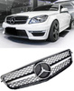 GRILL MERCEDES W204 07-  B/C C63 LOOK AMG LOGO
