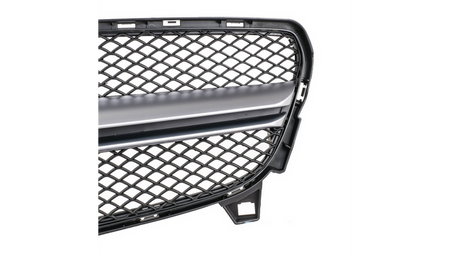 Grill sportowy Matt Silver A-Type MERCEDES A-Class W176 Facelift 2015-2018