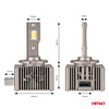 Żarówki żarniki LED seria XD D1S D1R 6500K Canbus AMIO-03310