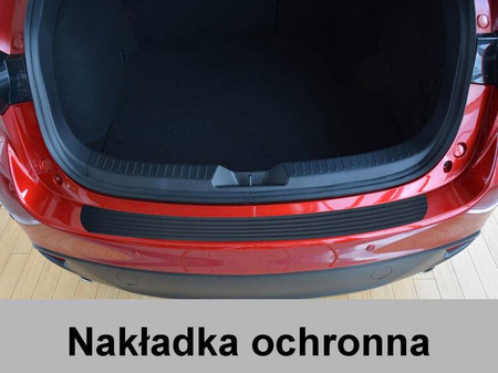 Uniwersalna nakładka (listwa) ochronna na zderzak tylny 6 x 100 cm. 2/29010