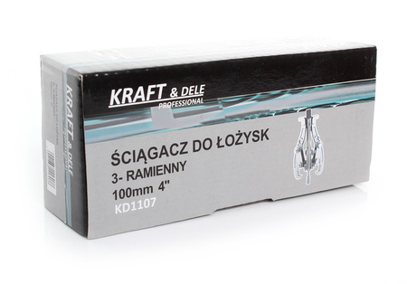 Ściągacz do łożysk 3-ramienny  4" 100mm KD1107
