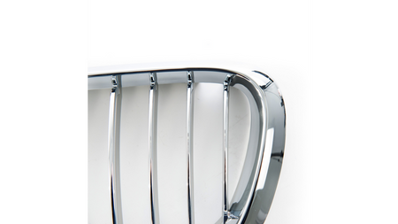 Grill sportowy pojedyncze żeberka All Chrome BMW X5 E53 przed liftem 1999-2003