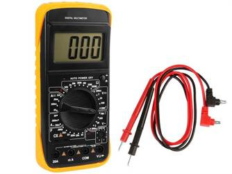 Miernik cyfrowy z LCD, duży