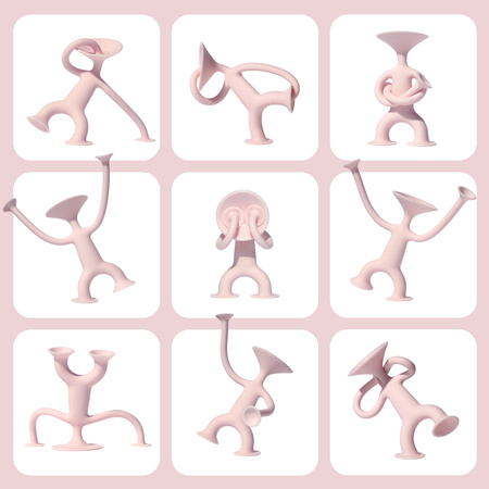 Zabawka kreatywna Oogi Junior - Beige