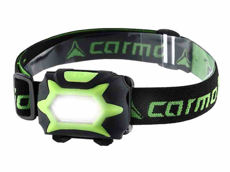 Lampa czołowa 3W COB 100 LM zasilana 3x AAA (brak w zestawie)