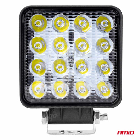 Lampa robocza halogen LED szperacz AWL10 16LED 12V 24V AMIO-02424