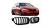 Grill sportowy podwójne żeberka Gloss Black BMW 3 F30 F31 2011-2019