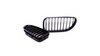 Grill sportowy pojedyncze żeberka Matt Black  BMW 6 (F13) Coupe (F12) Cabrio (F06) Gran Coupe 2011-2018