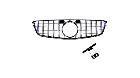 Grill sportowy GT Chrome & Black MERCEDES C-Class W204 S204 C204 2007-2015
