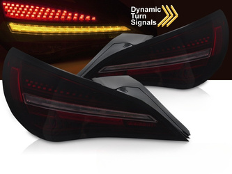 Lampy Tylne LED Diodowe do Mercedes CLA C117 13-16 black red smoke