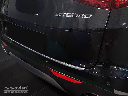 Nakładka na zderzak tylny do Alfa Romeo Stelvio (Stal)