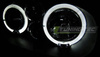 Reflektory lampy przednie VW Golf IV BLACK RINGI