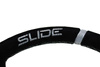 Kierownica SLIDE 350mm offset:80mm Zamsz Silver