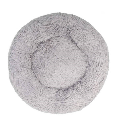 LEGOWISKO DLA PSA KOTA 80 CM DUŻE OKRĄGŁE PLUSZOWE MIĘKKIE POSŁANIE DLA ZWIERZĄT ROZMIAR L