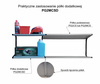 Półka garażowa ścienna metalowa dodatkowa PG2MCSD