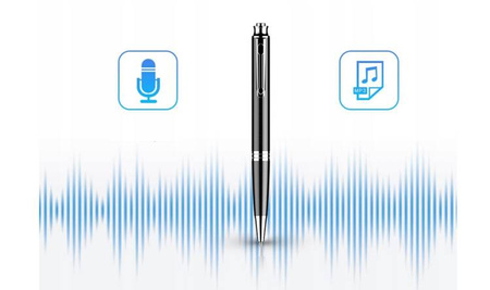 Długopis Mini Dyktafon Szpiegowski Pendrive 20h HQ