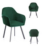 KRZESŁO TRENTO TAPICEROWANE NOWOCZESNY DESIGN FOTEL WELUR SALON JADALNIA
