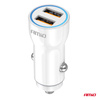 Ładowarka samochodowa 2x USB-A AMIO-03879