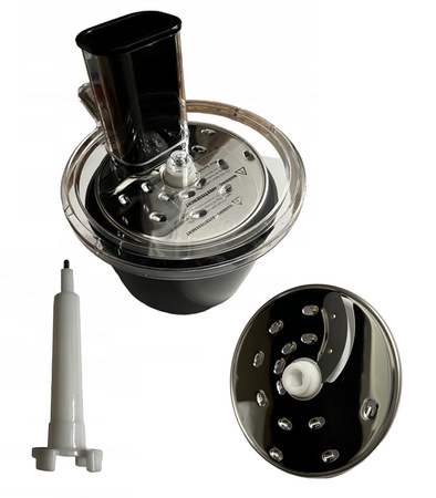 KRAJALNICA SZATKOWNICA DO WARZYW OWOCÓW CZARNA THERMOMIX TM5 TM6 TARCZA TNĄCA ZESTAW DO KROJENIA CZĘŚĆ ZAMIENNA