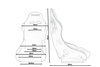 Fotel sportowy SLIDE RS material Black S