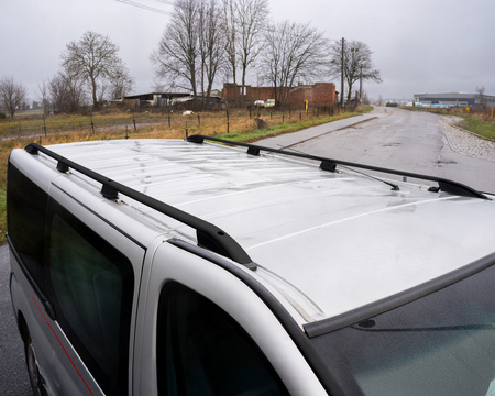 Relingi dachowe Volkswagen Transporter VI T6.1 L1 | SWB 2019-2023 Czarny SHORT