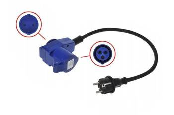 Adapter Cee Wtyk Na Gniazdo 230v Kabel Kamper