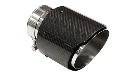 Końcówka tłumika 127mm wejście 67mm Carbon Gloss