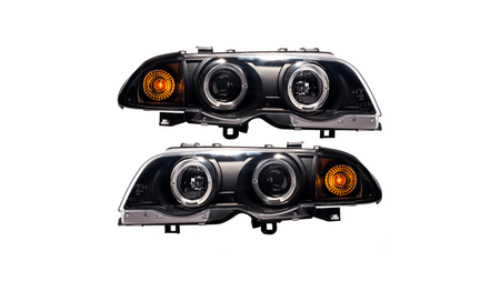 Zestaw Lamp Halogenowych Black BMW 3 E46 przed liftem 1998-2001