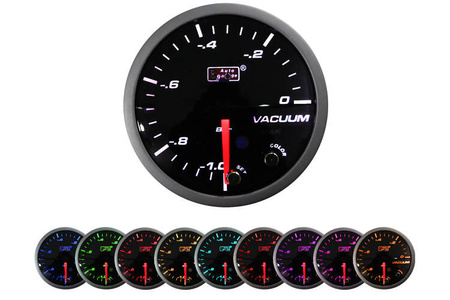 ZEGAR AUTO GAUGE PK 60mm 10 COLOR - VACUUM