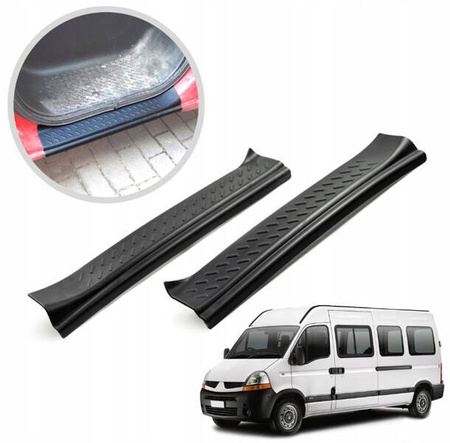 Nakładki ochronne na progi listwy progowe do RENAULT MASTER 1998-2010 | ABS