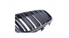 Grill sportowy podwójne żeberka Gloss Black  BMW 1 (F20, F21) Hatchback przed liftem 2011-2015