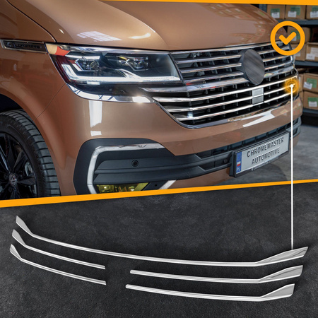 Listwy atrapy zderzaka przedniego Volkswagen Caravelle 2019-2023