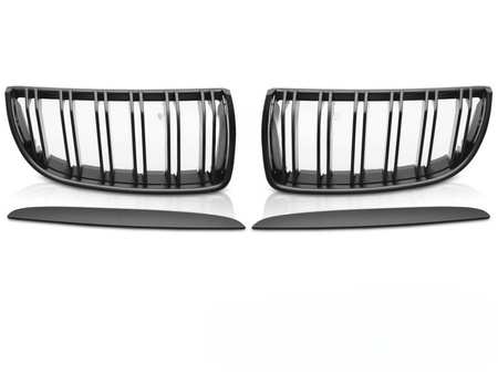 Grill (nerki) do BMW E90 E91 05-08 matt black