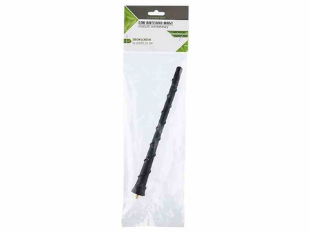 Maszt antenowy 20 cm z oplotem, gwint 5 mm