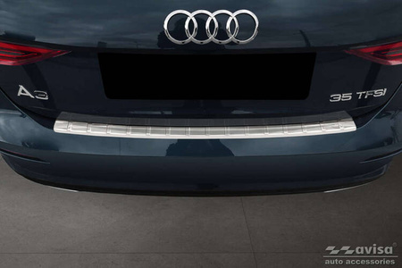 Nakładka na zderzak tylny do AUDI A3 4 SPORTBACK S-LINE (Stal)