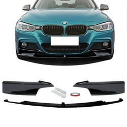 DOKŁADKA BMW F30 F31 11- GLOSSY BLACK SPLITER