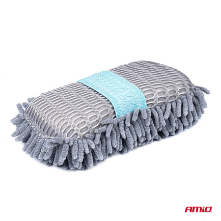 Gąbka do mycia czyszczenia samochodu z mikrofibry Cwash-08 AMIO-01275