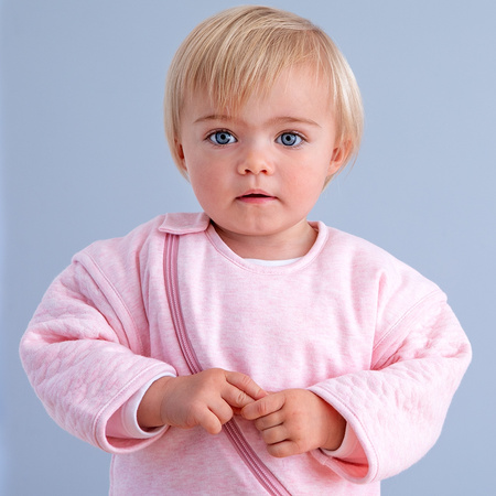 Śpiworek z rękawami Purflo 3-9 m. Różowy