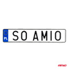 Uchwyt mocowanie tablicy rejestracyjnej AMIO-04339