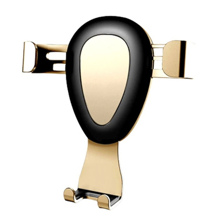 UCHWYT NA TELEFON DO SAMOCHODU NA KRATKE GRAWITACYJNY ZŁOTY