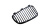Grill sportowy pojedyncze żeberka Gloss Black  BMW 1 (E81, E87) Hatchback 1 (E88) Cabrio 1 (E82) Coupe Facelift 2007-2011