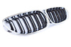 GRILL (NERKI) BMW E60 E61 BLACK CHROM LOOK M5